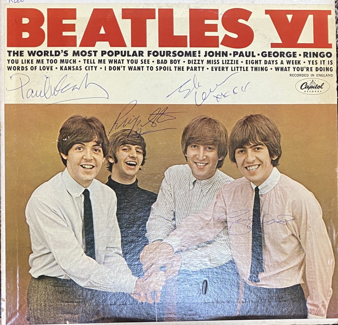 The Beatles Autographed Album LENNON MCCARTNEY HARRISON (1 of 1)