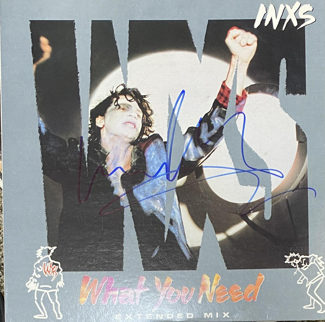 Michael Hutchence Autographed INXS Album (1 of 1)