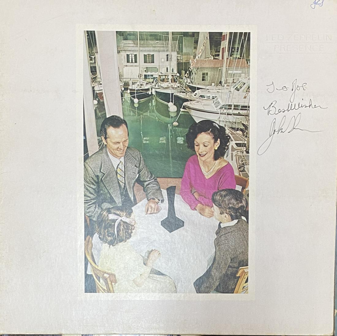 John Bonham Autographed Album (1 of 1)