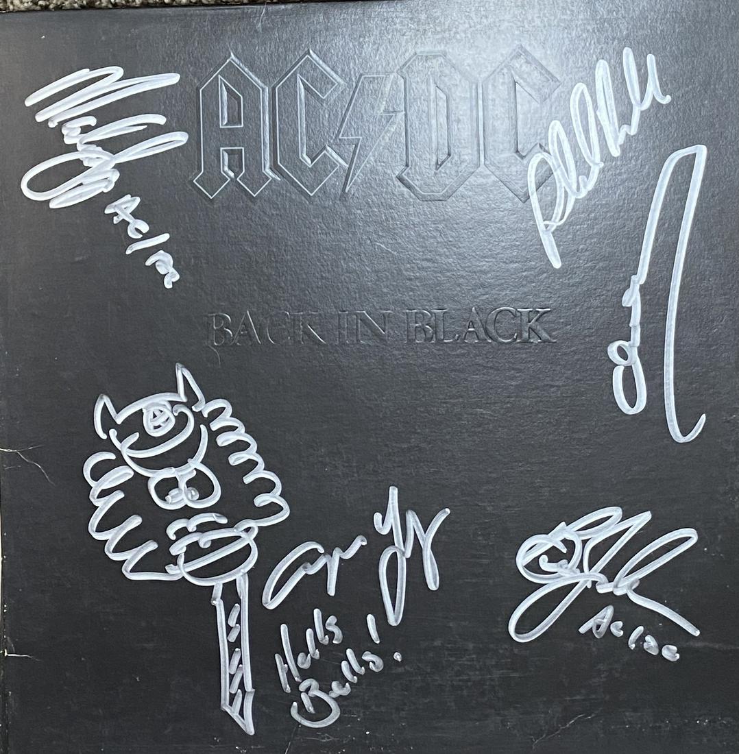 AC/DC Autographed Album All 5! ANGUS! (1 of 1)