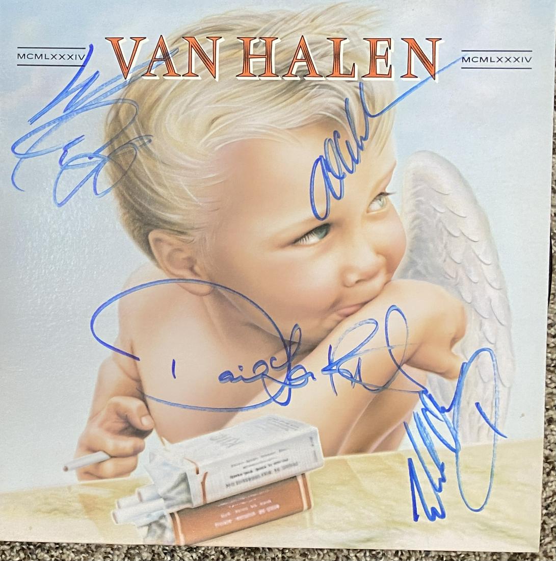 Van Halen Autographed Album 1984! All Members! (1 of 1)