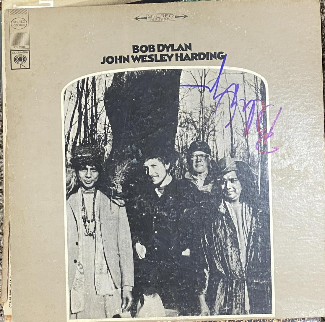 Bob Dylan Autographed Album: Each item comes with a COA from us. Ask any and all questions before bidding. All framed items take 2 weeks for framing. We ship every day. Once invoice is paid items usually ship within 4 days of pay