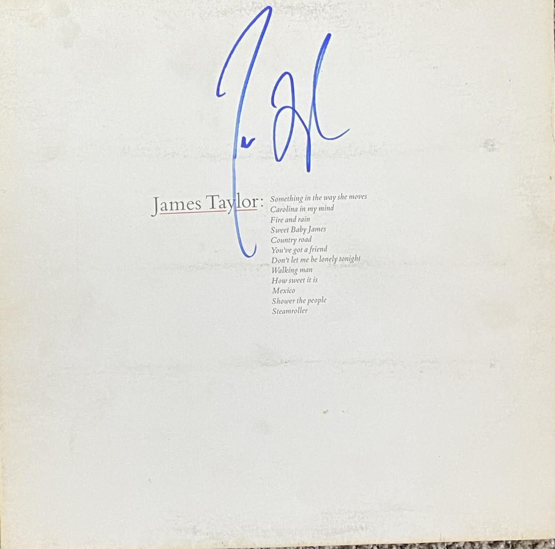 James Taylor Autographed Album: Each item comes with a COA from us. Ask any and all questions before bidding. All framed items take 2 weeks for framing. We ship every day. Once invoice is paid items usually ship within 4 days of pay