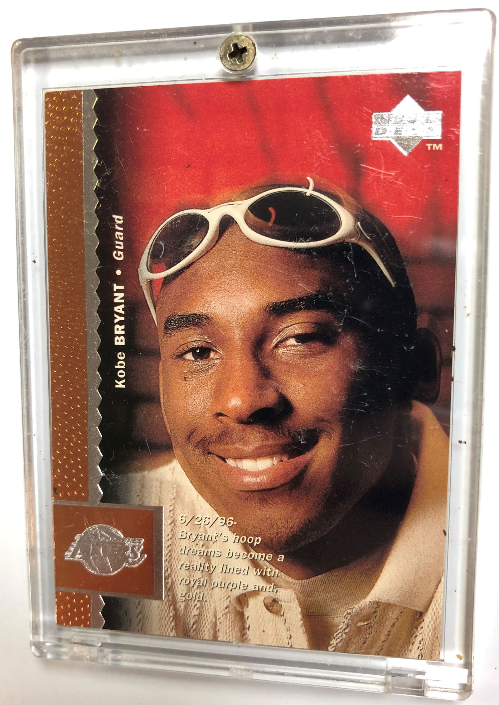 Kobe Bryant 1996 Upper Deck #58 Card (1 of 1)