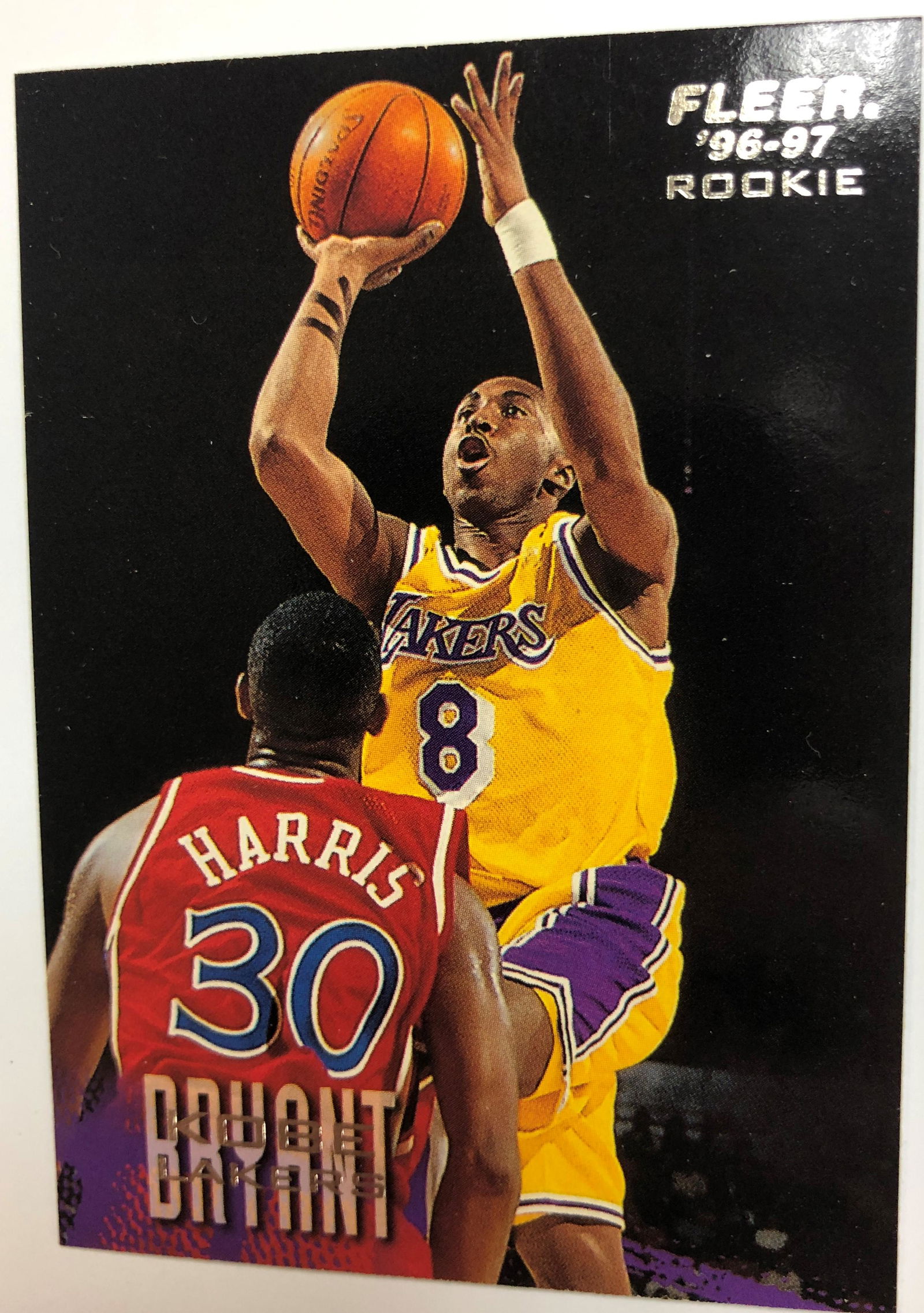 Kobe Bryant 1996 Fleer Rookie #203 Card (1 of 1)