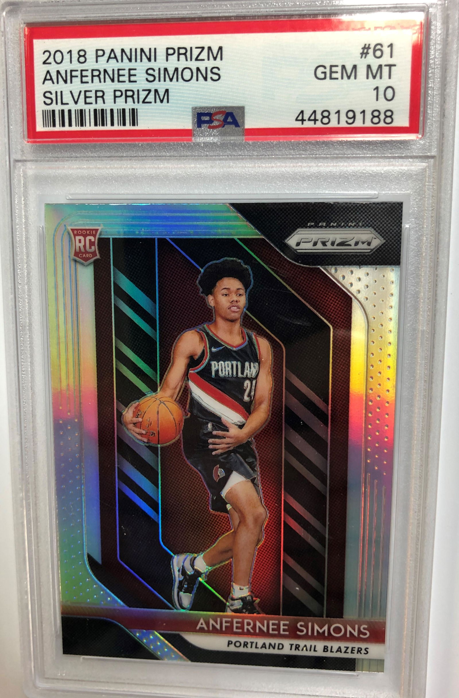 Anfernee Simons GEM MT Graded Card (1 of 1)