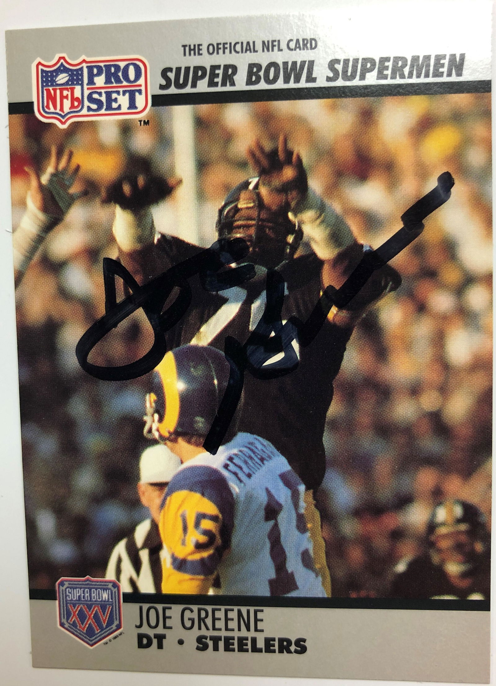 Joe Greene Autographed Card (1 of 1)