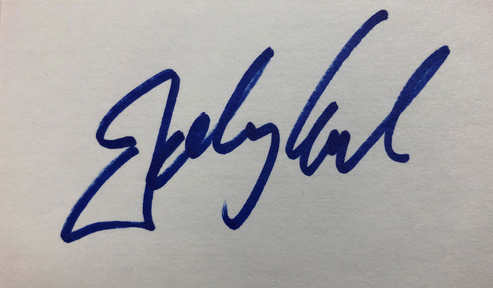 Johnny Cash  Autographed Card (1 of 1)