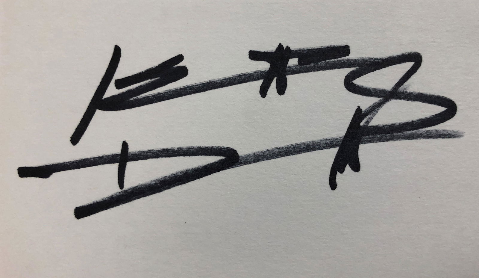 Keith Richards Autographed Card (1 of 1)