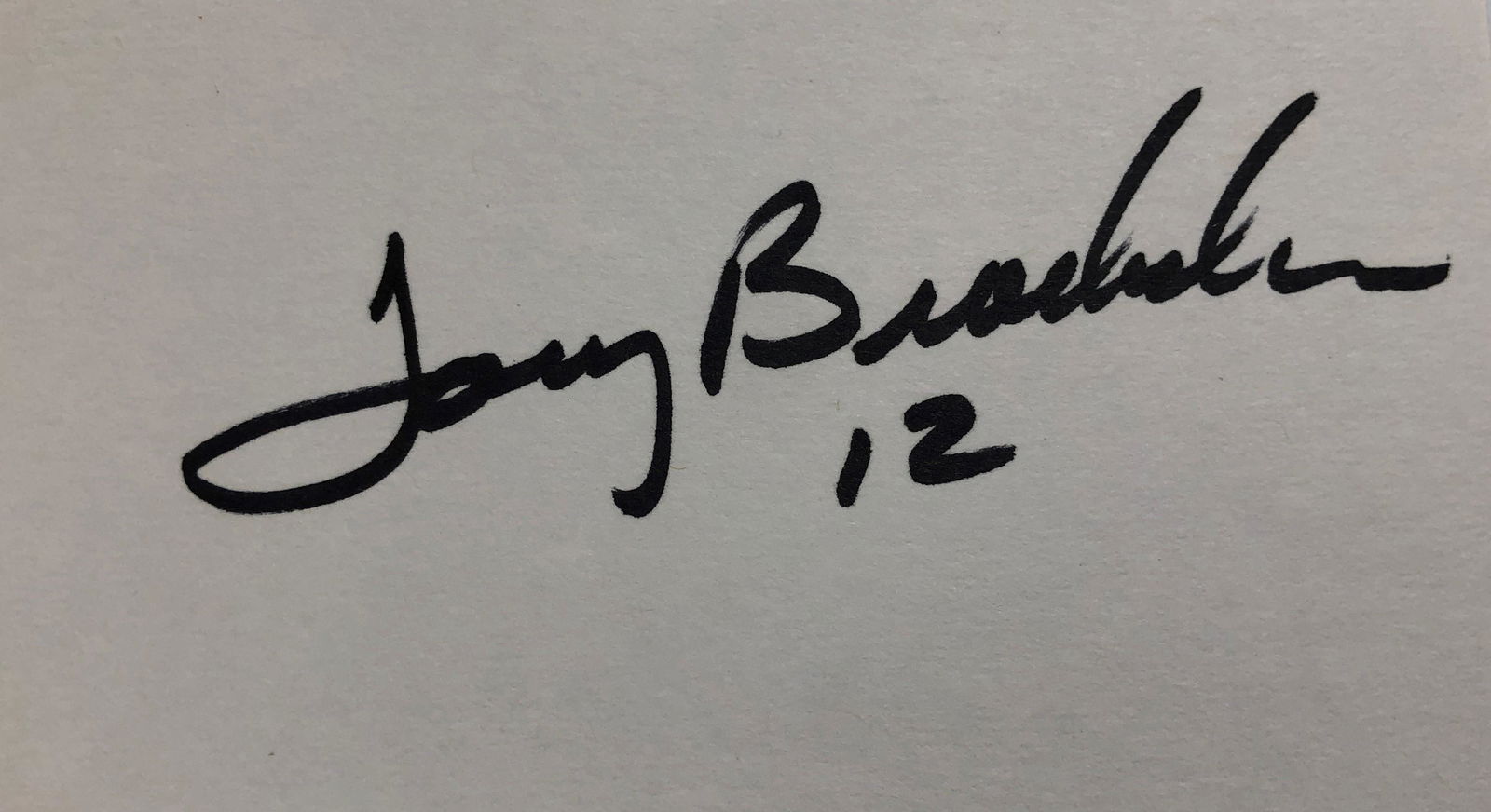 Terry Bradshaw Autographed Card (1 of 1)