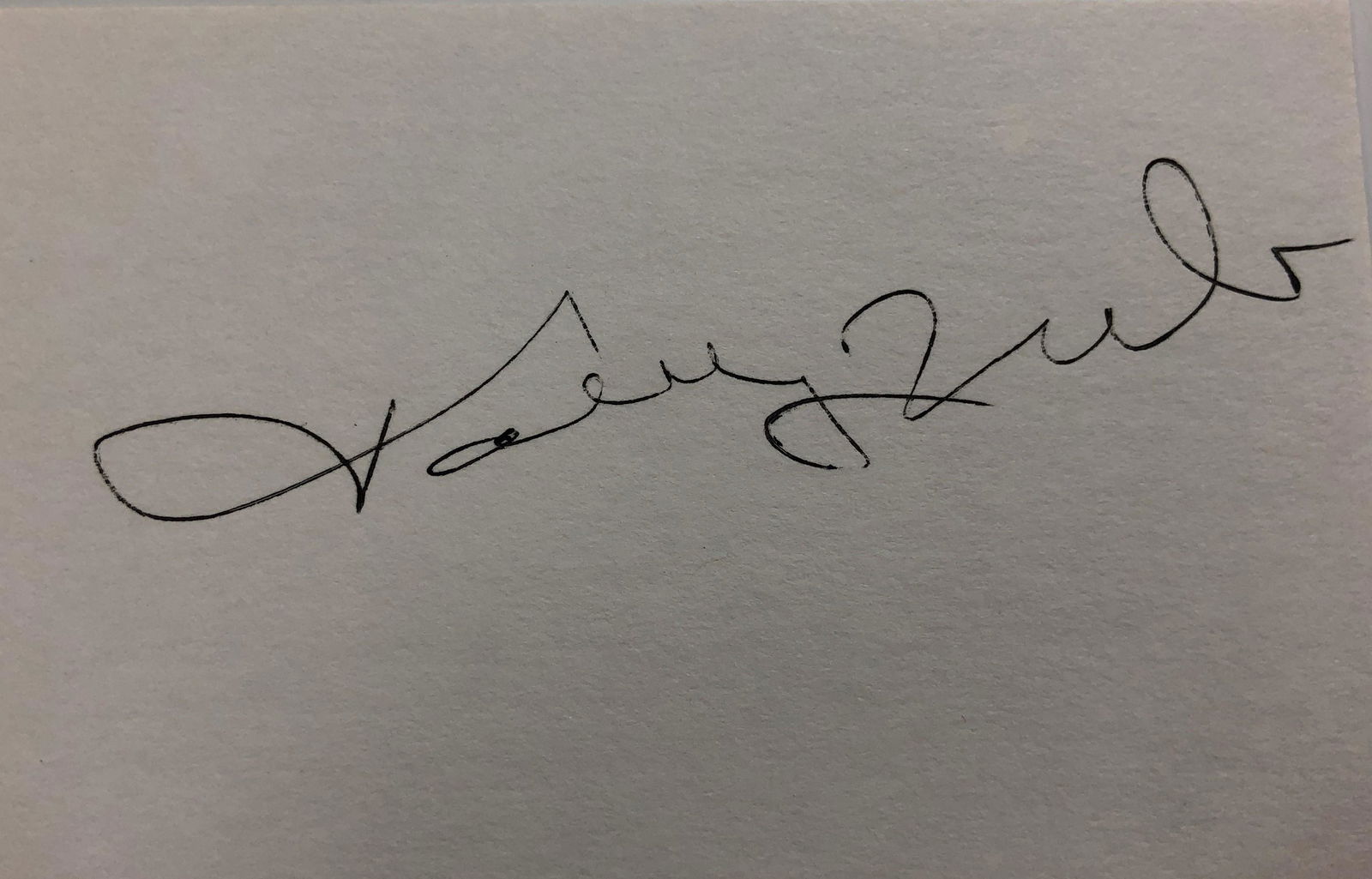 Johnny Unitas Autographed Card (1 of 1)