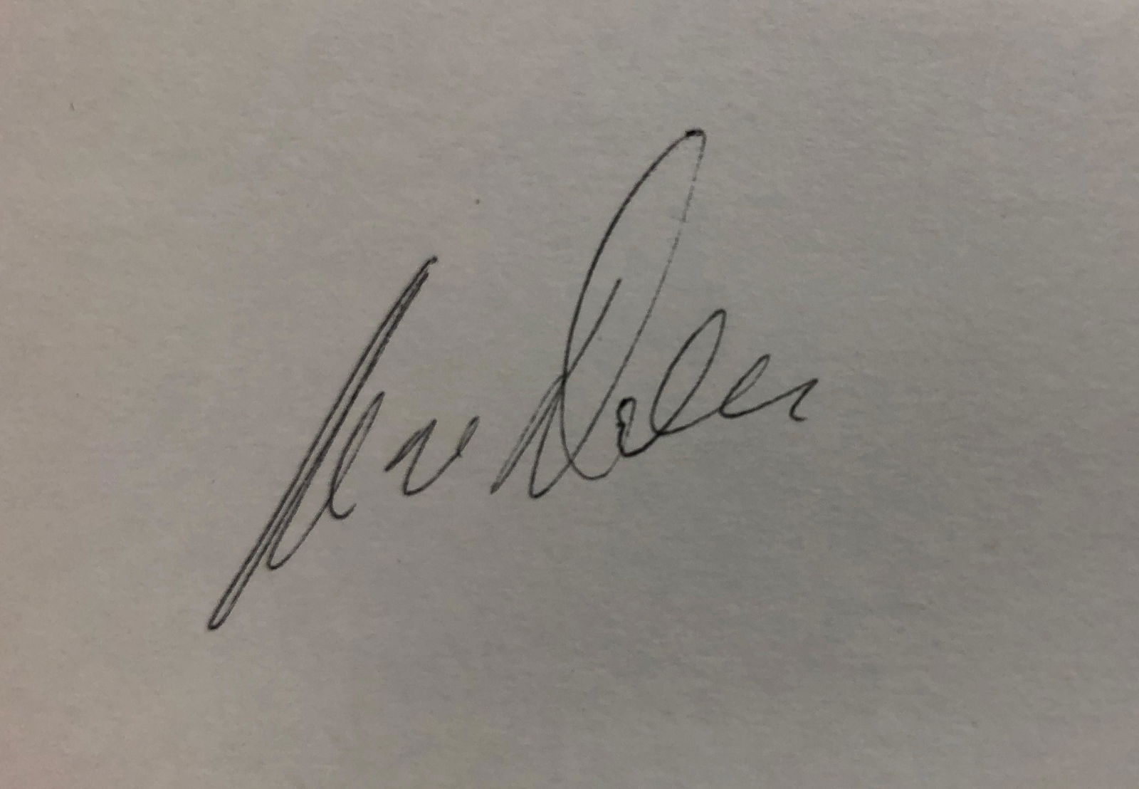 Joe Biden Autographed Card (1 of 1)