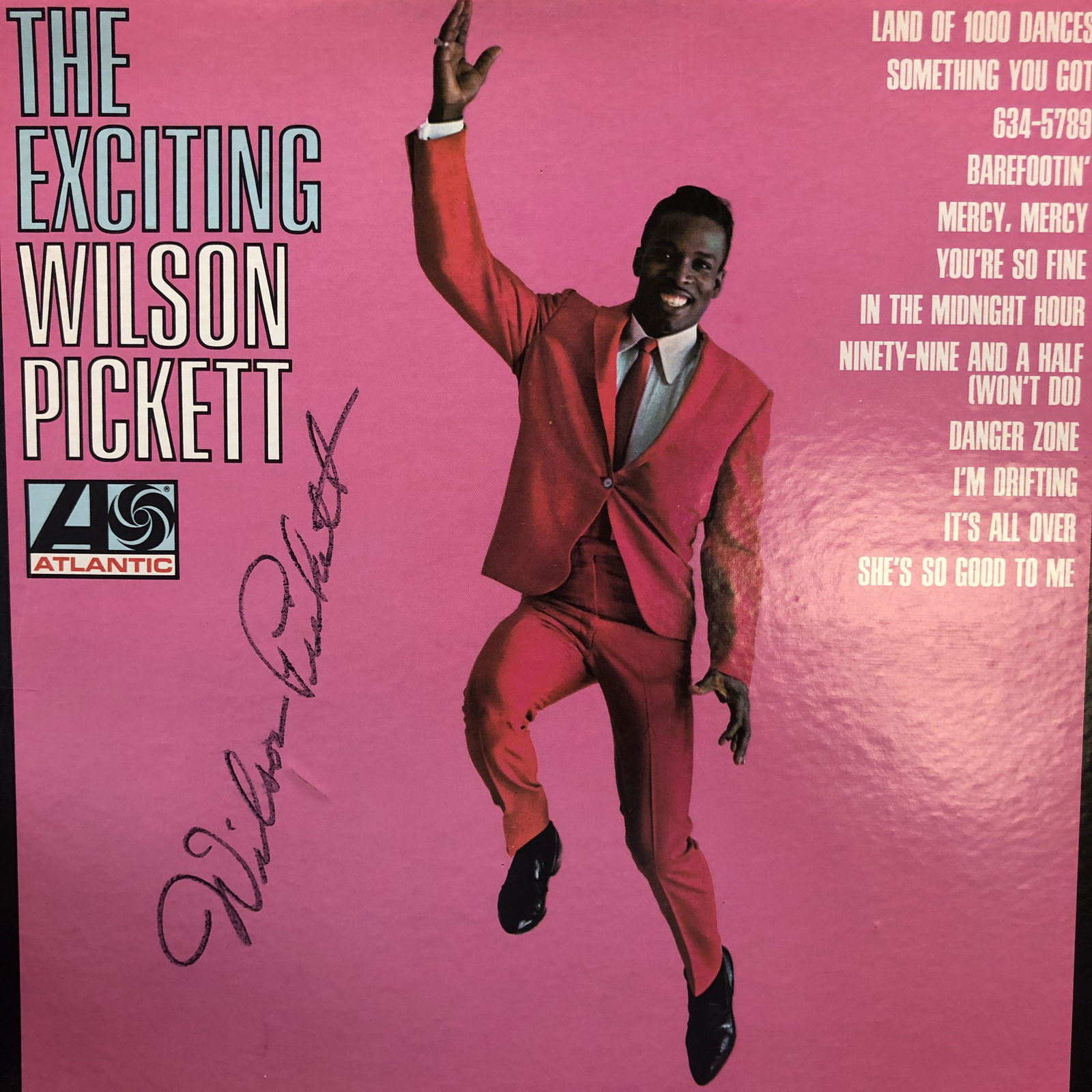 Wilson Pickett Autographed Album (1 of 1)