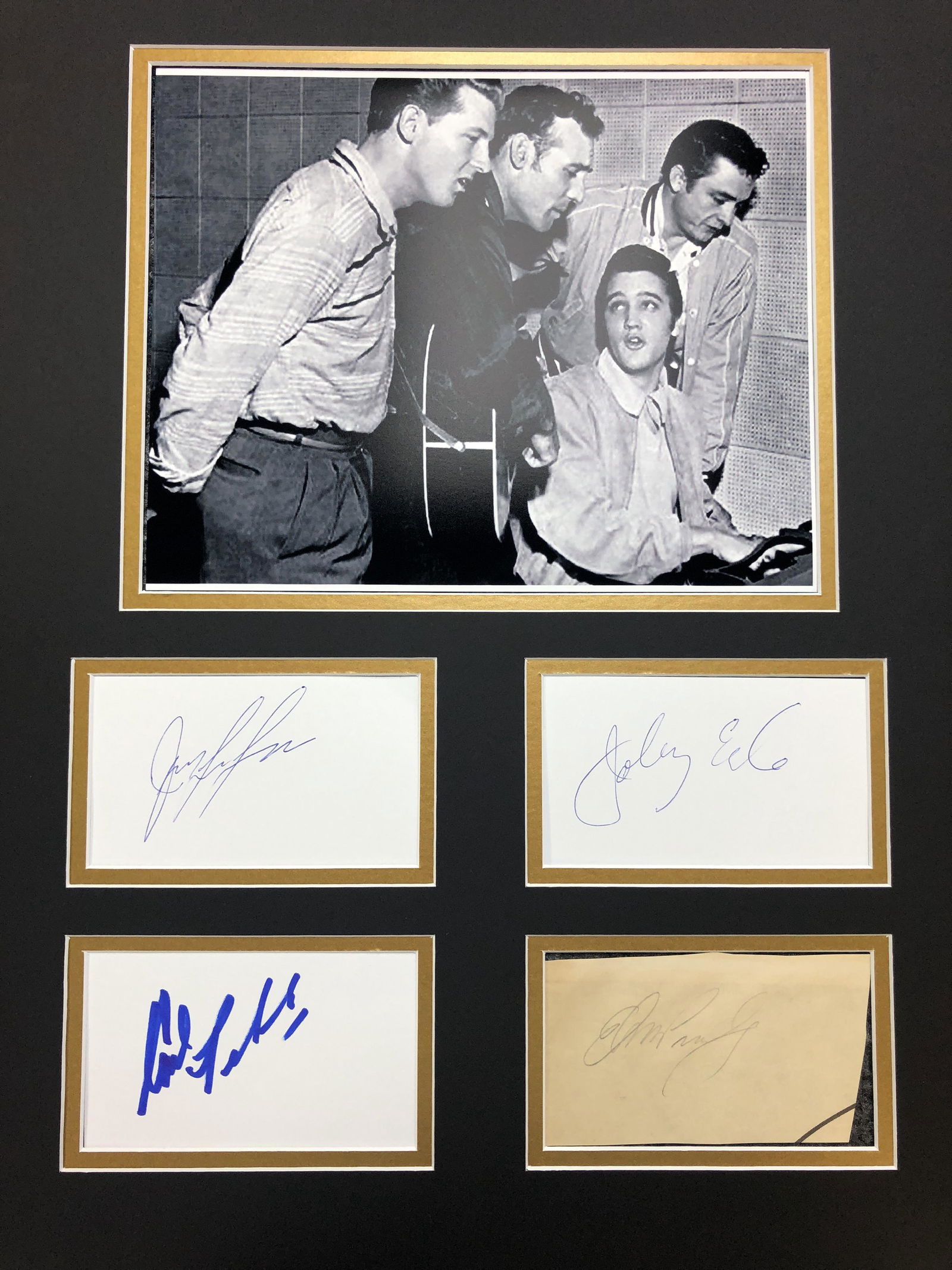 Million Dollar Quartet Autographed Display (1 of 1)