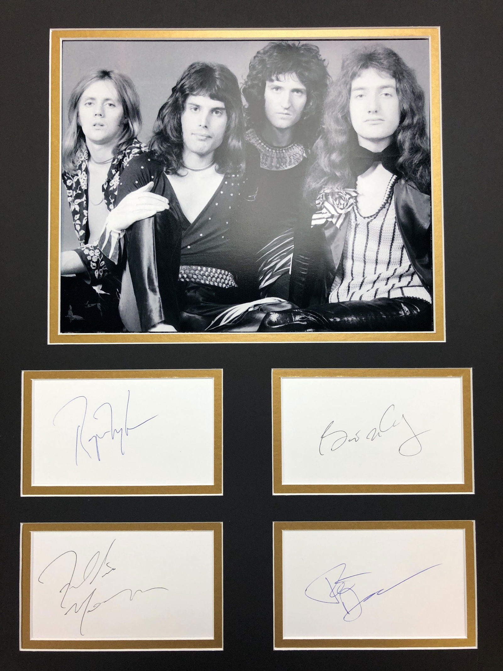 Queen Autographed Display (1 of 1)