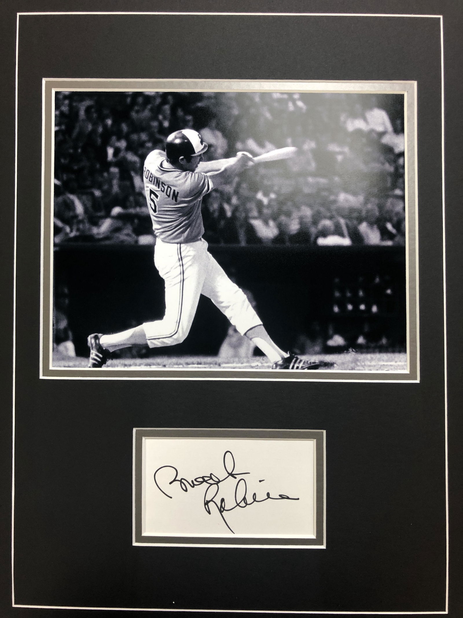 Brooks Robinson Autographed Display (1 of 1)
