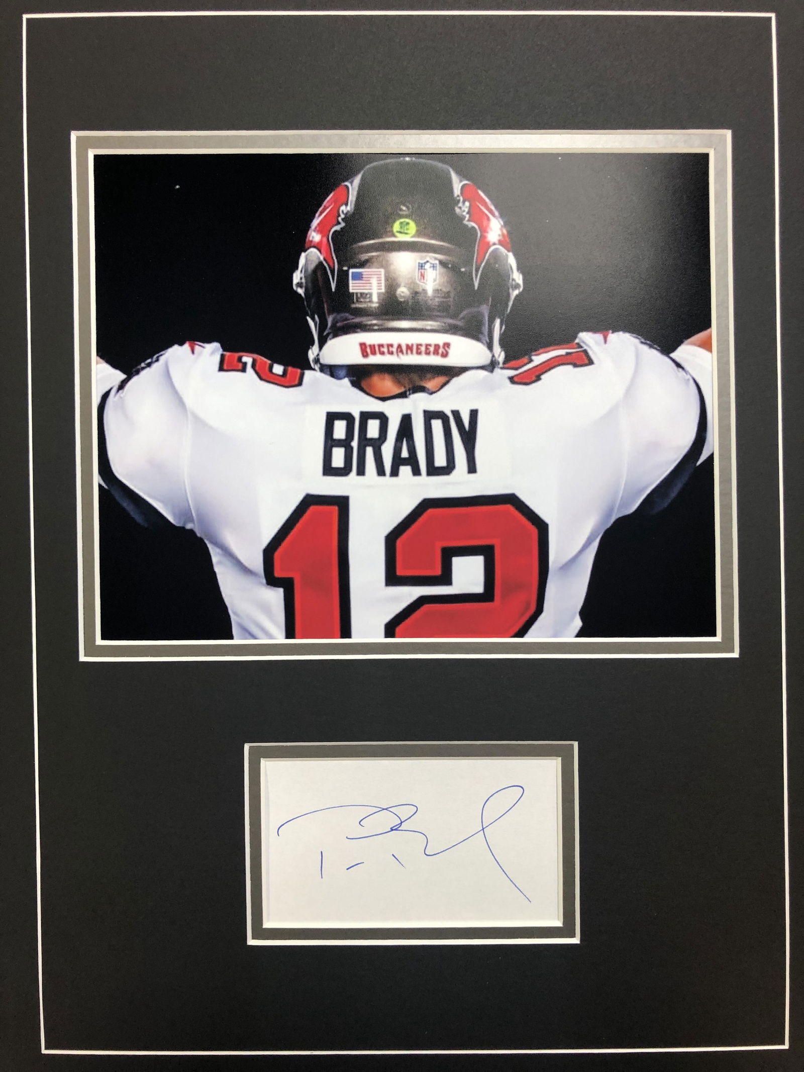 Tom Brady Autographed Display (1 of 1)