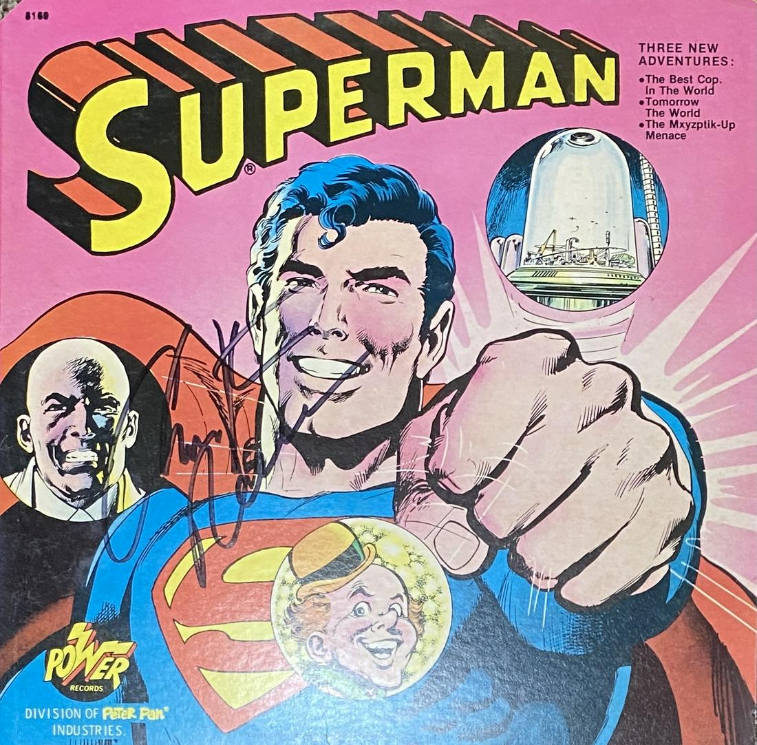 Christopher Reeve Autographed Album Superman (1 of 1)