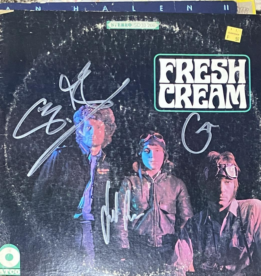 Cream Autographed Album All 3 Clapton (1 of 1)