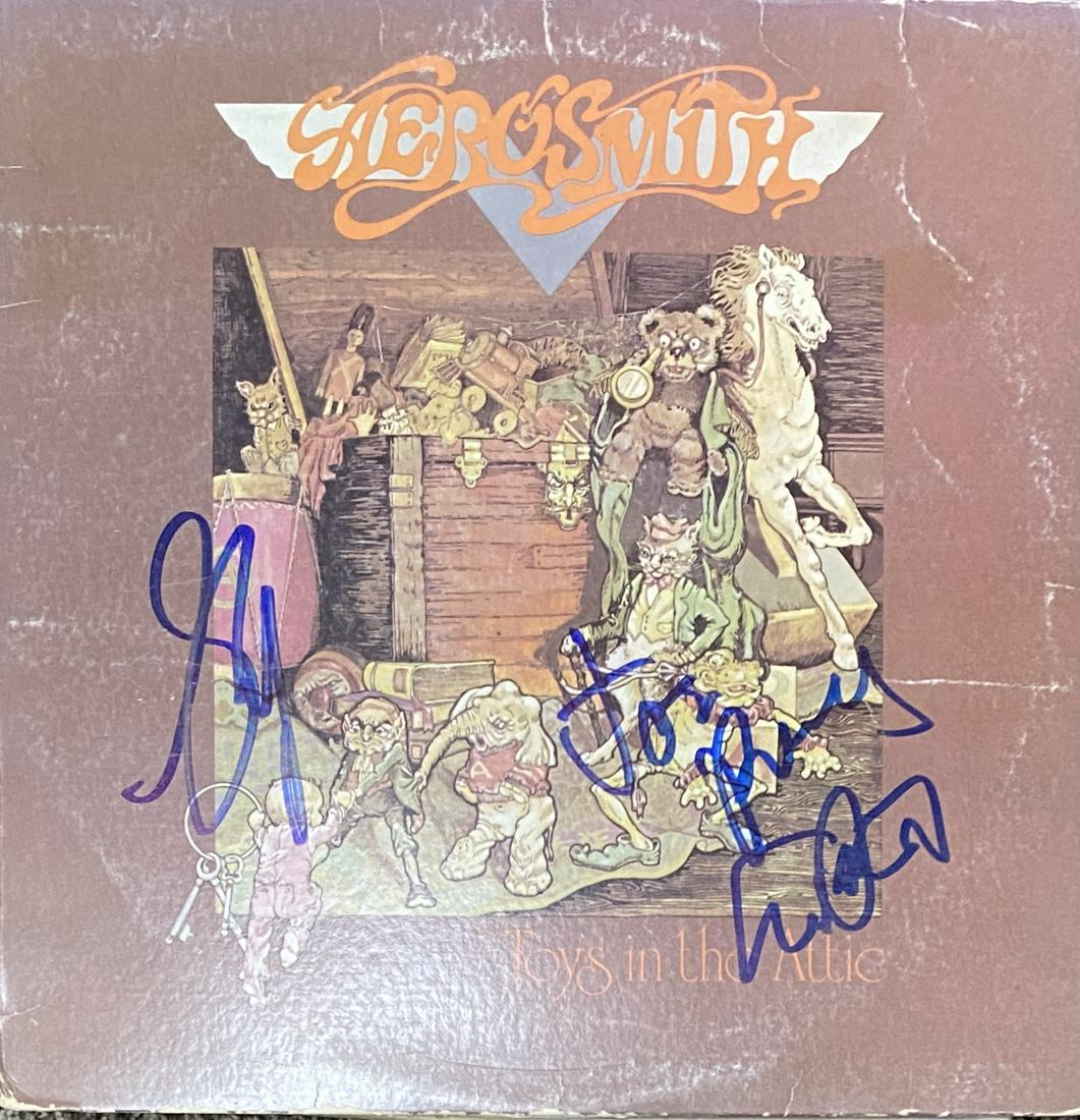 Joe Perry Steven Tyler Autographed Album (1 of 1)