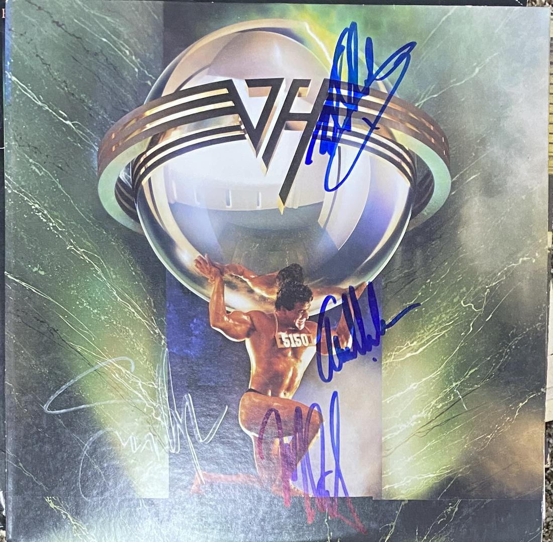 Van Halen Autographed Album All 4! (1 of 1)