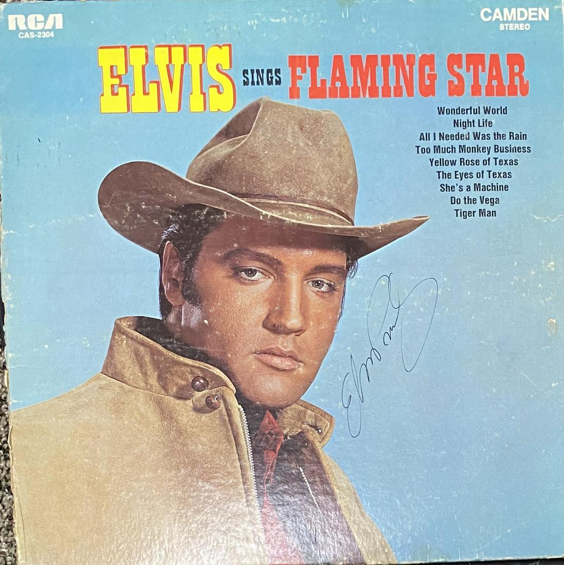 Elvis Presley Autographed Album (1 of 1)