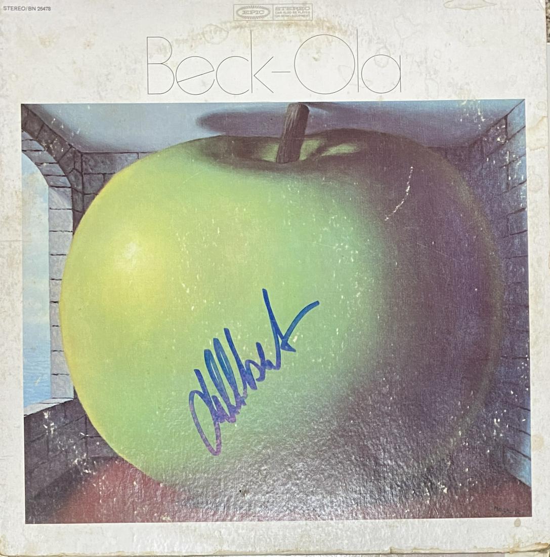 Jeff Beck Autographed ALBUM (1 of 1)