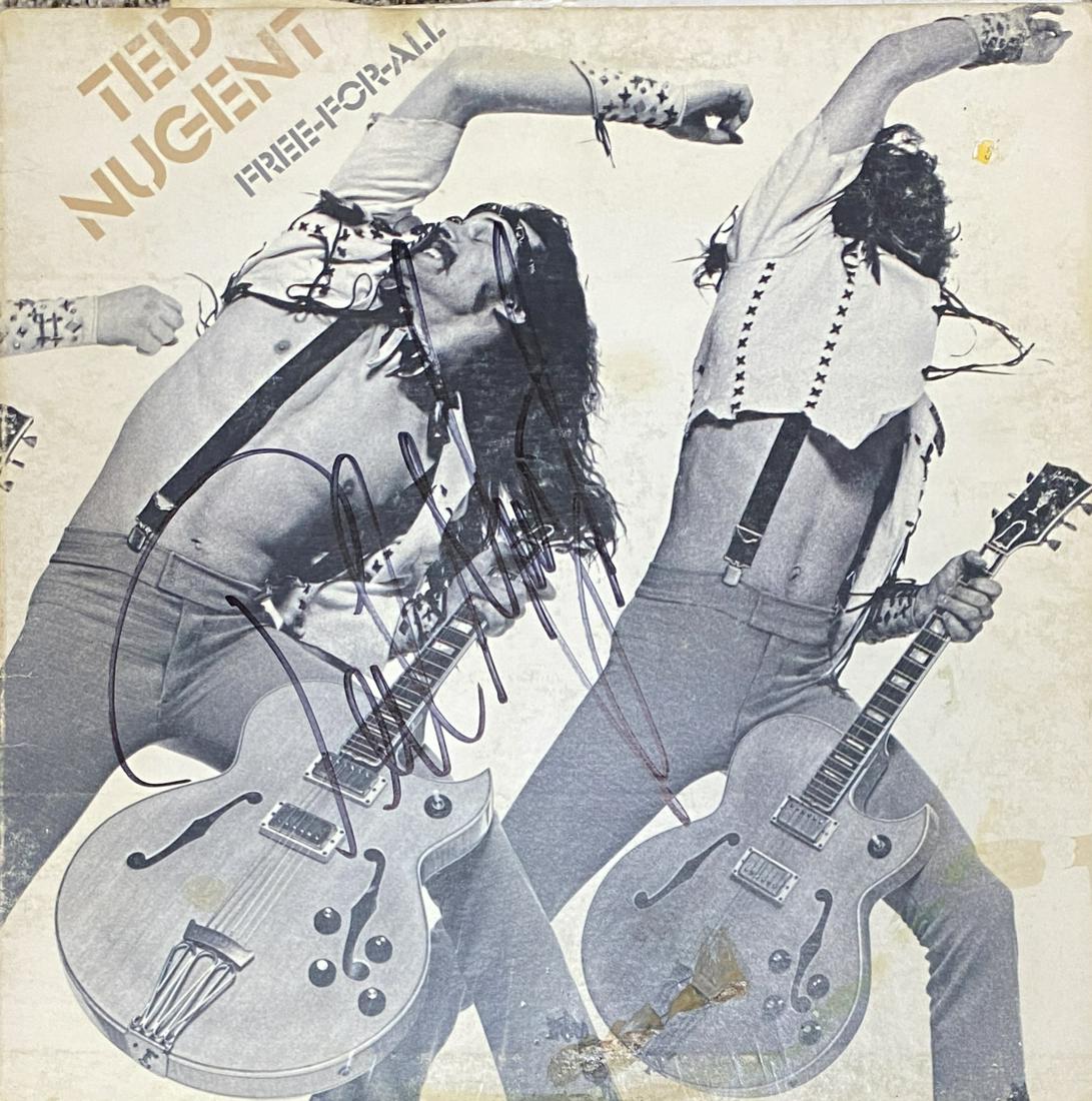Ted Nugent Autographed Album (1 of 1)