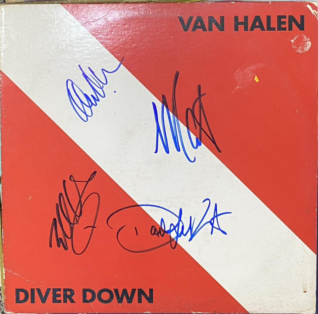 Van Halen Autographed Album ALL 4! (1 of 1)