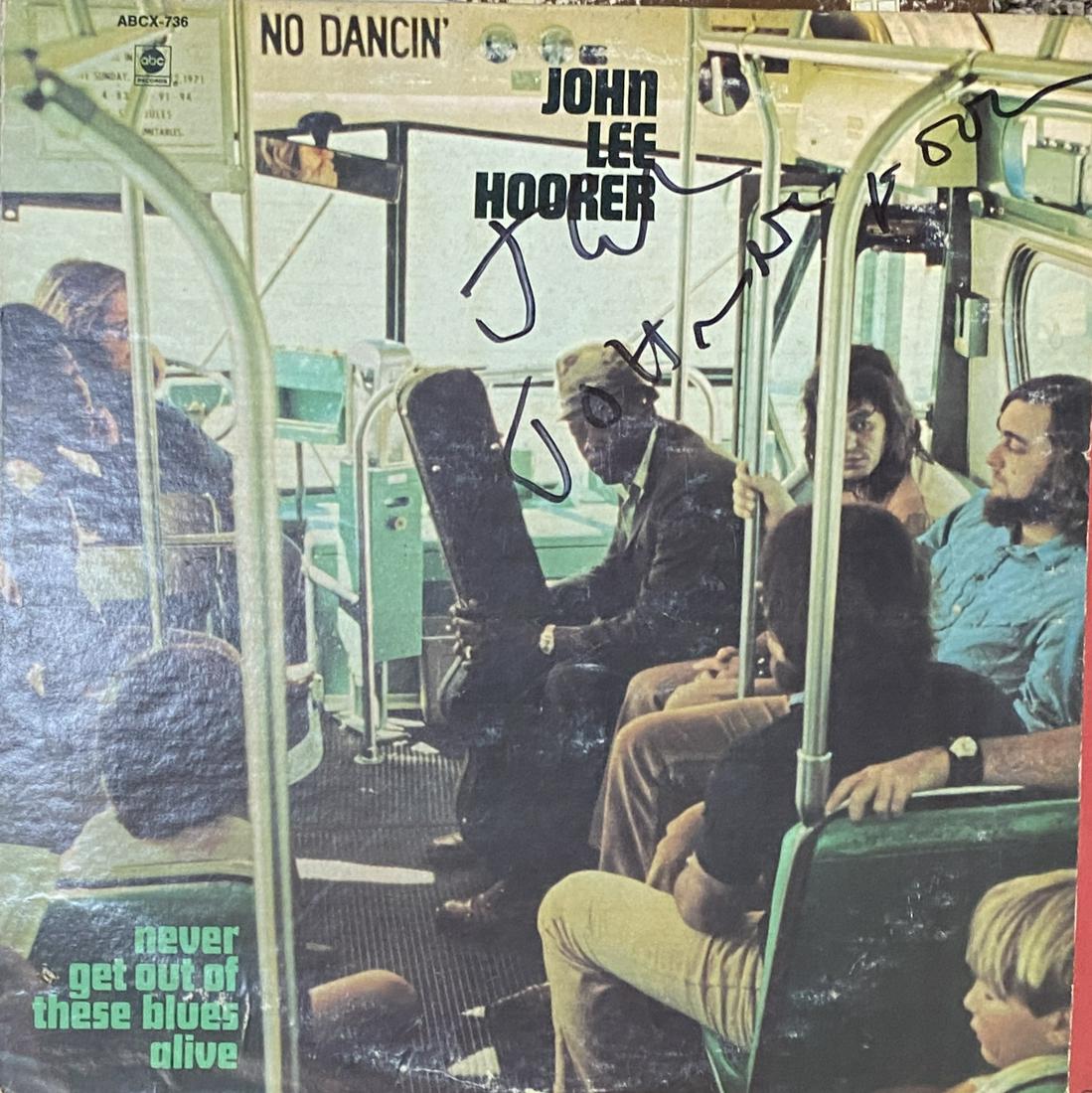 John Lee Hooker Autographed Album (1 of 1)