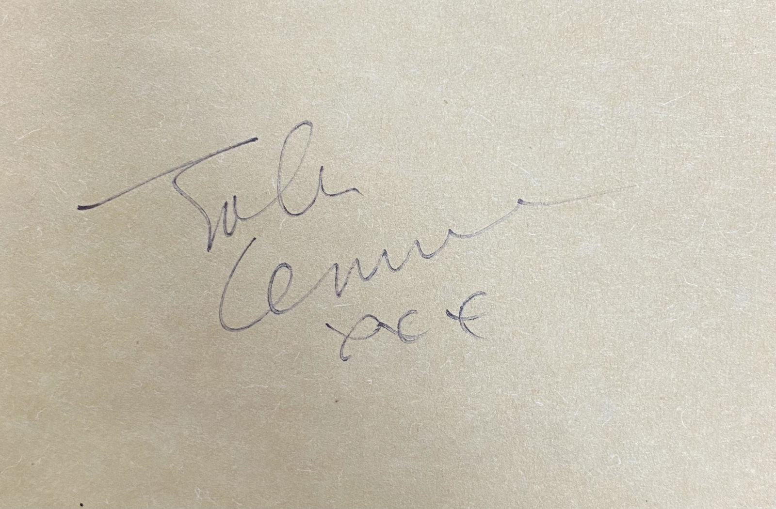 John Lennon Autographed Cut! (1 of 1)