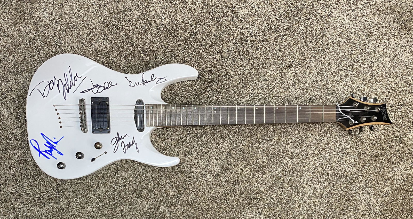 The Eagles Autographed Guitar All 5! (1 of 1)