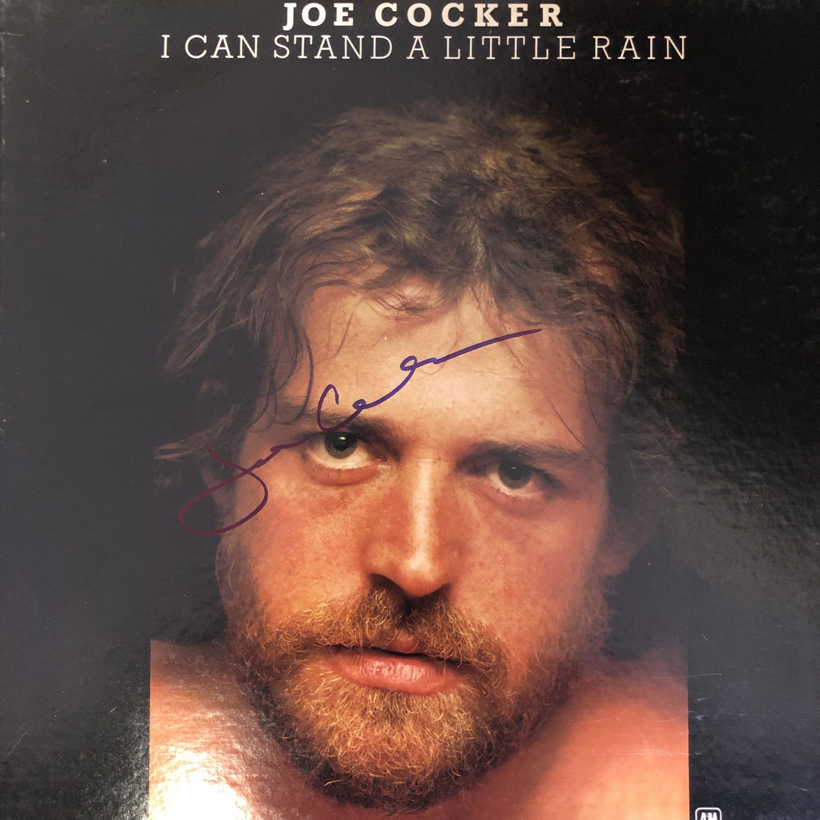 Joe Cocker Autographed Album Cover (1 of 1)