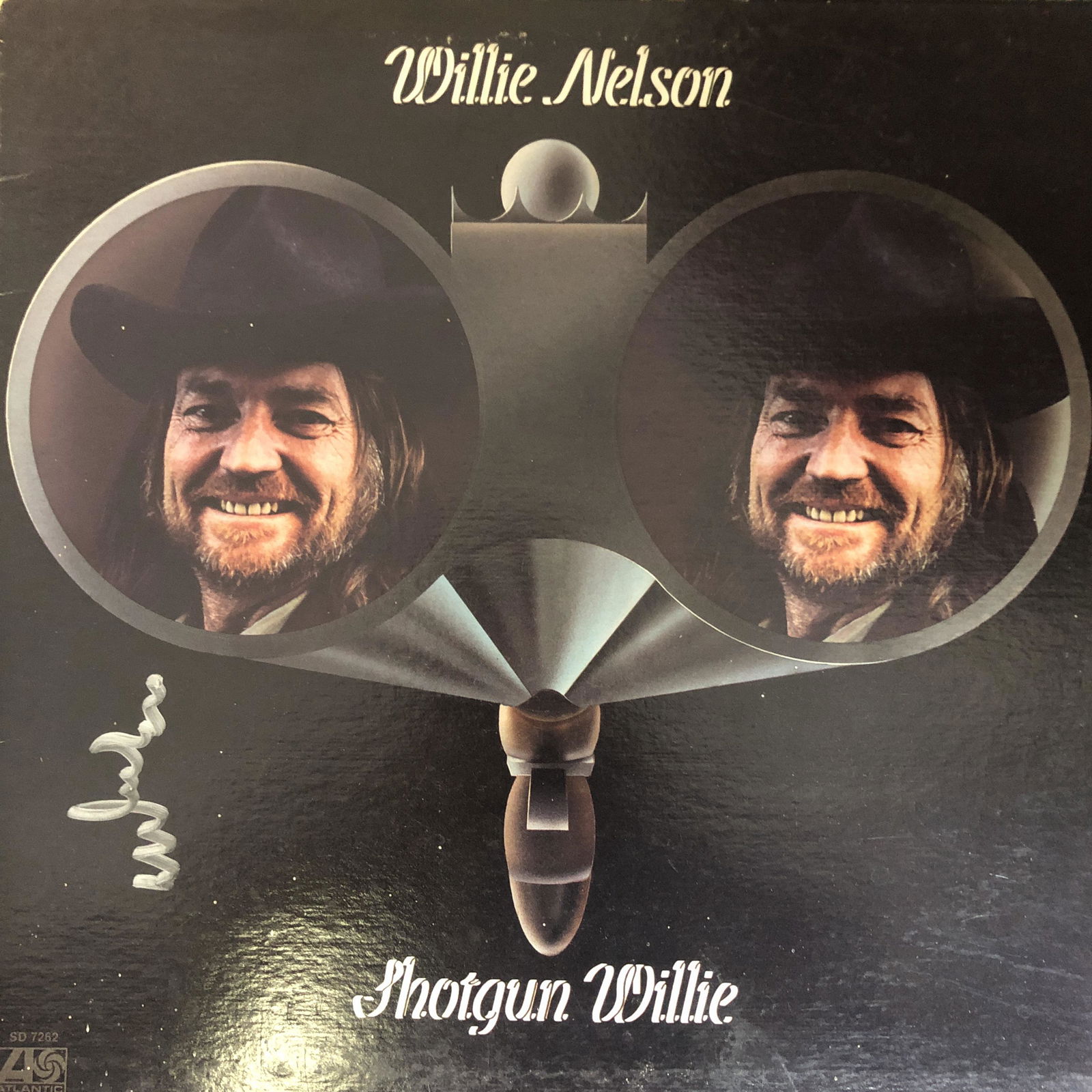 Willie Nelson Autographed Album Cover (1 of 1)