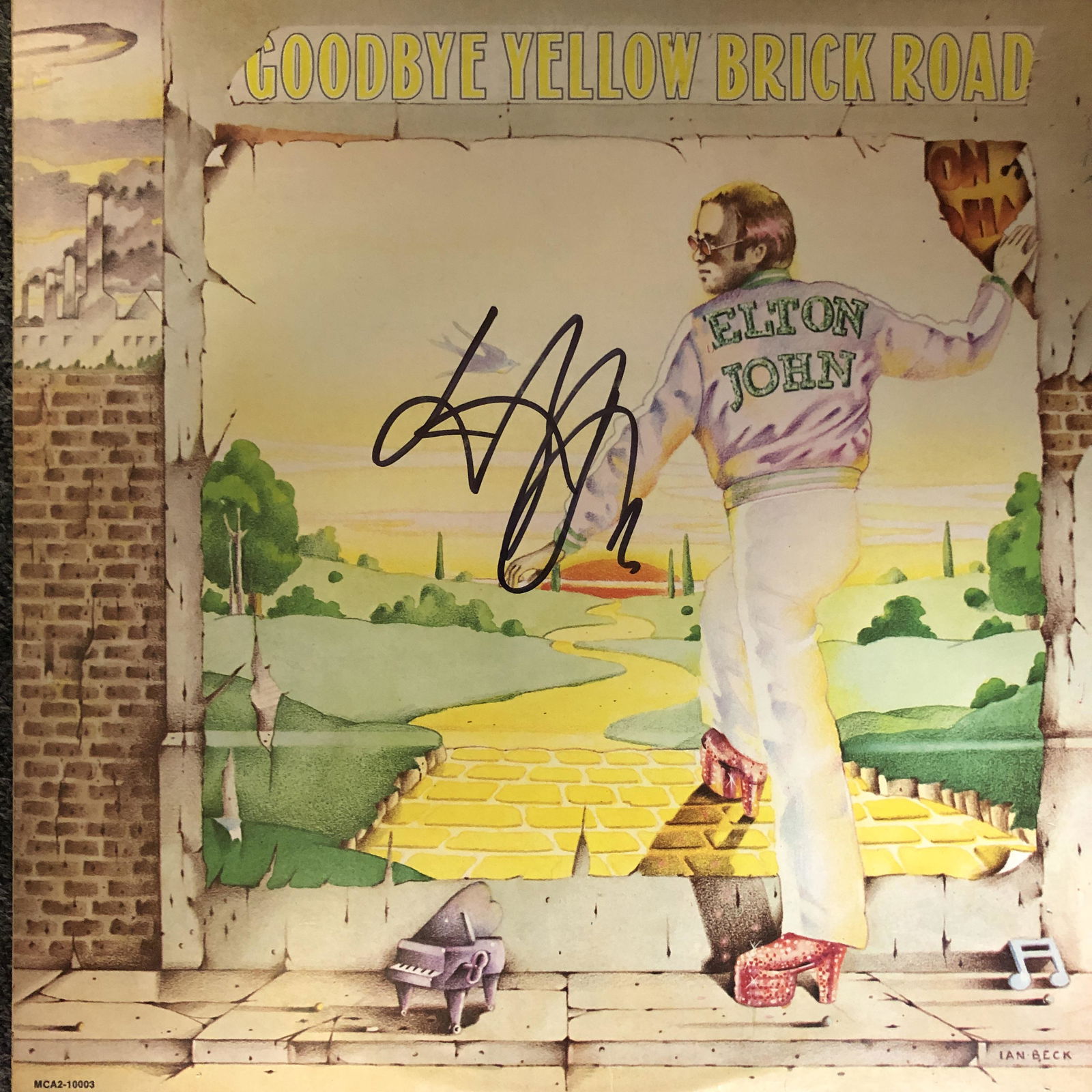 Elton John Autographed Album Cover (1 of 1)
