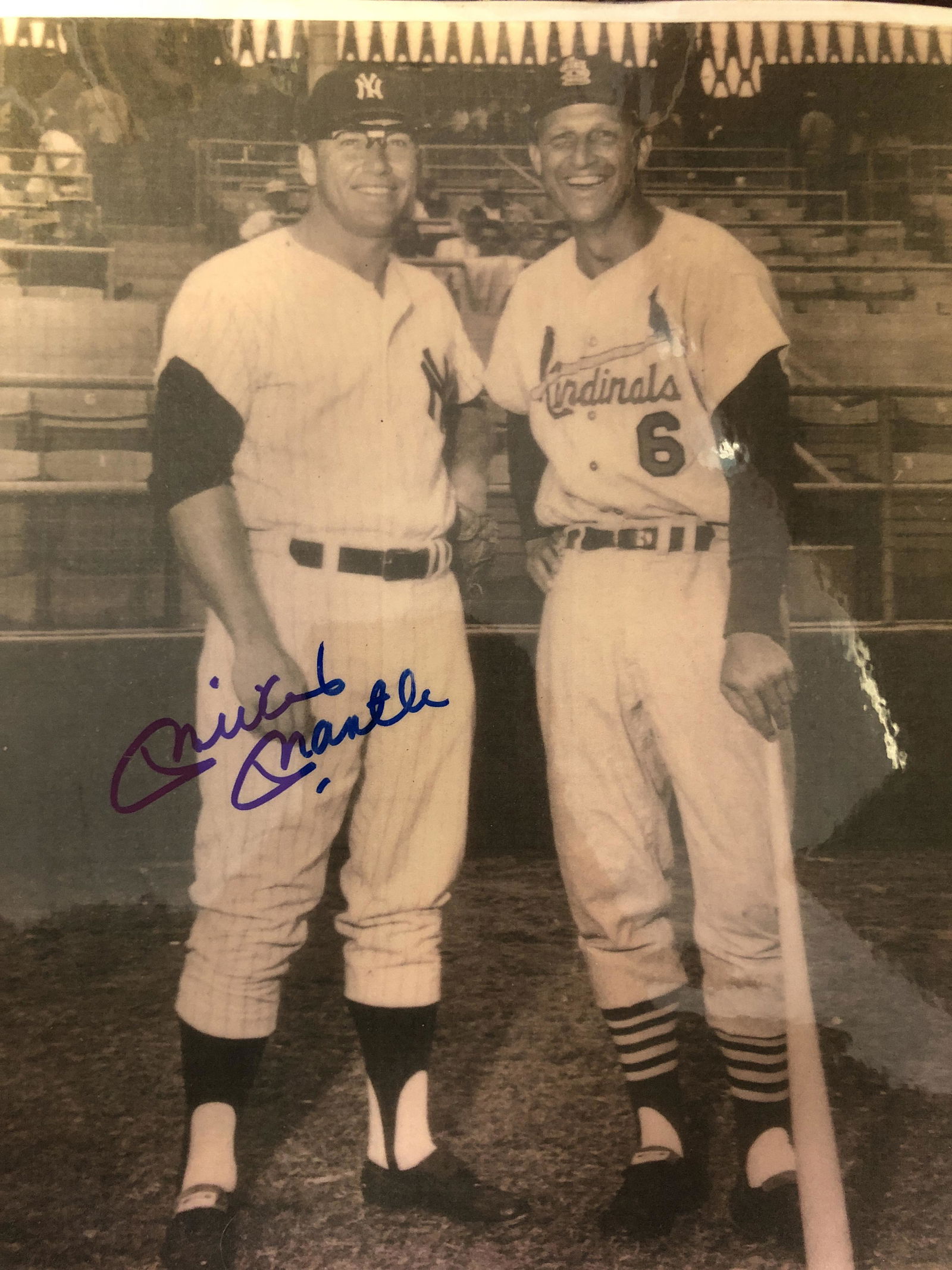 Mickey Mantle Autographed Photo (1 of 1)