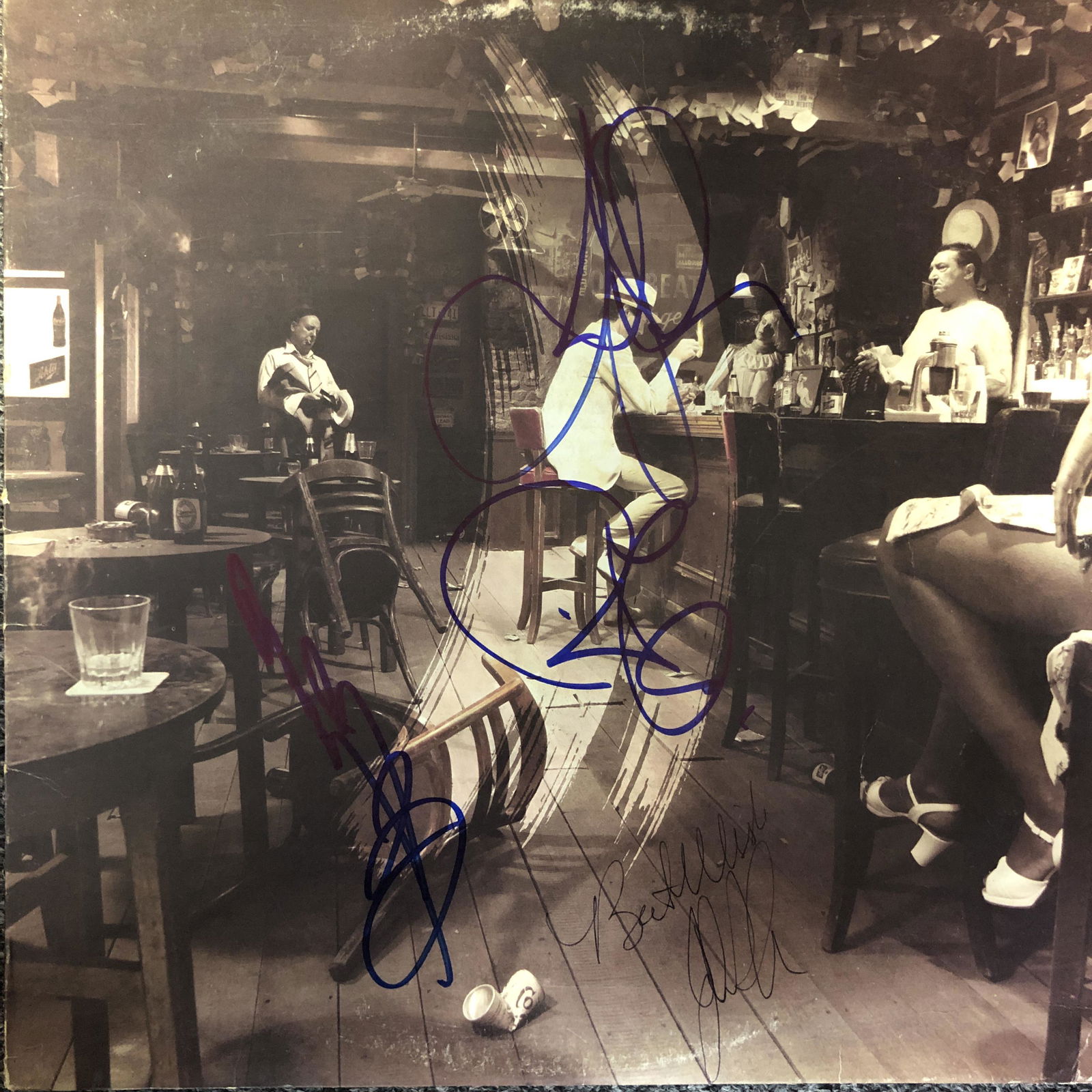 Led Zeppelin Autographed Album Cover Signed BY ALL 4!!! (1 of 1)