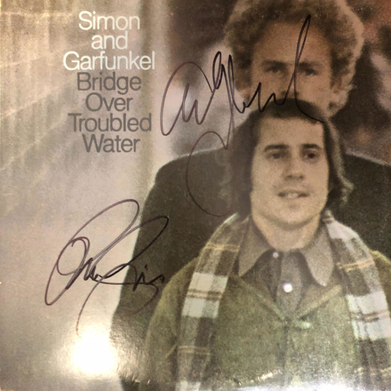 Simon And Garfunkel Autographed Album Cover (1 of 1)