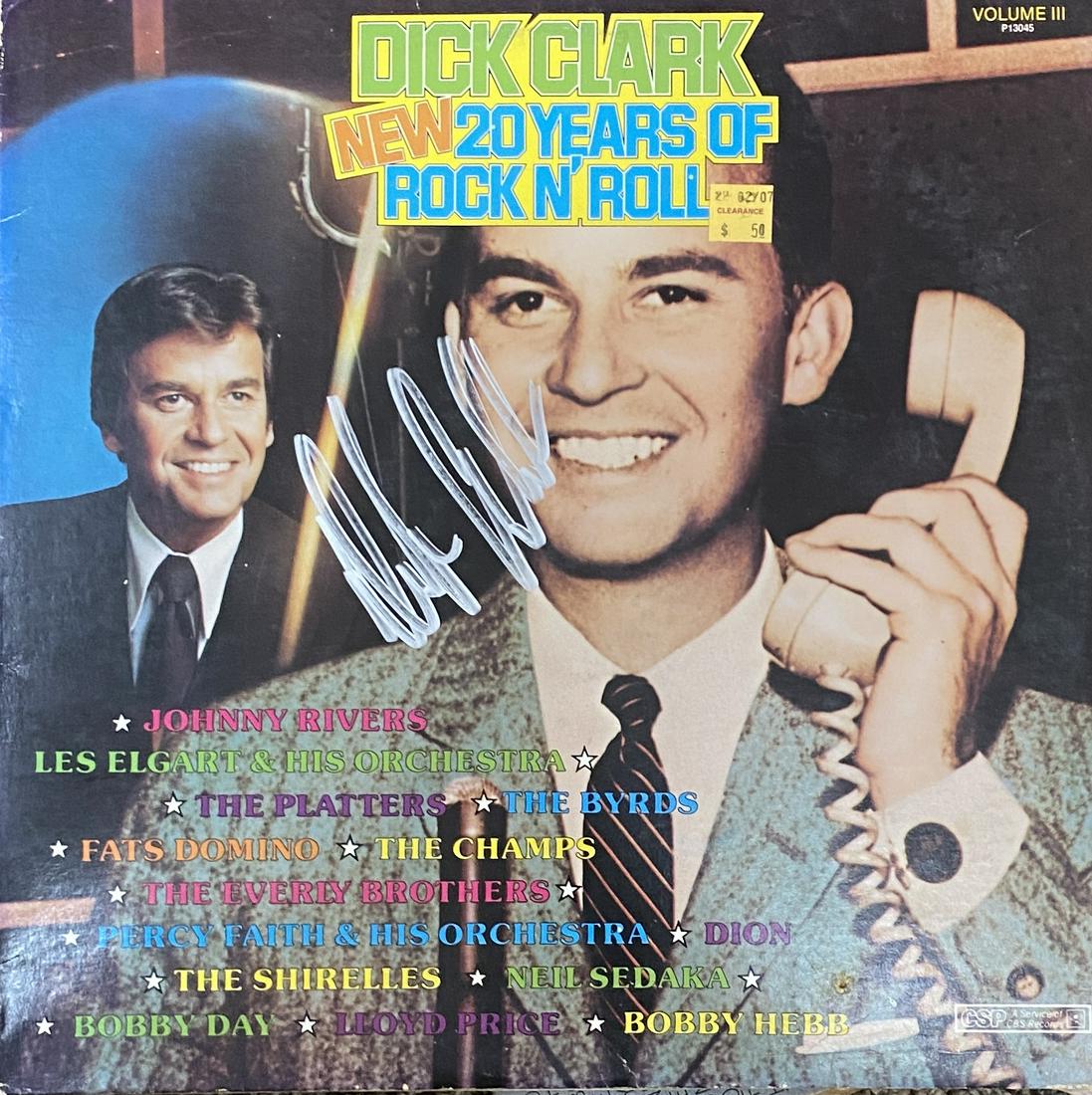 Dick Clark Autographed Album (1 of 1)