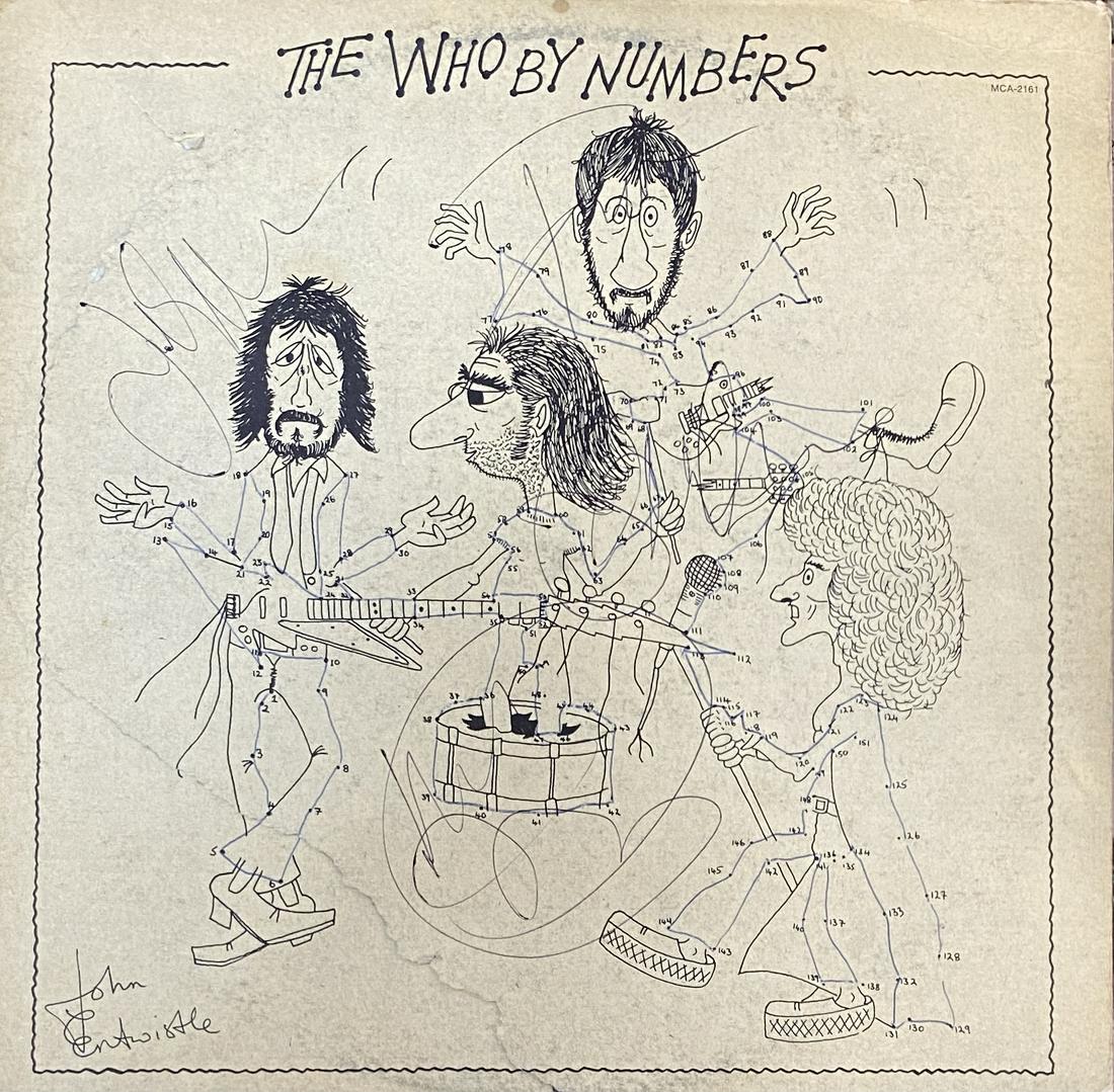The Who Autographed Album All 4 MOON (1 of 1)