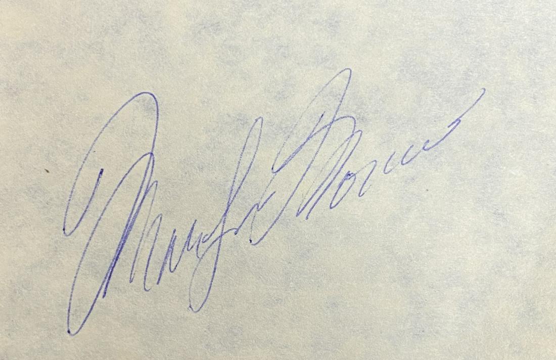 Marilyn Monroe Autographed Cut (1 of 1)