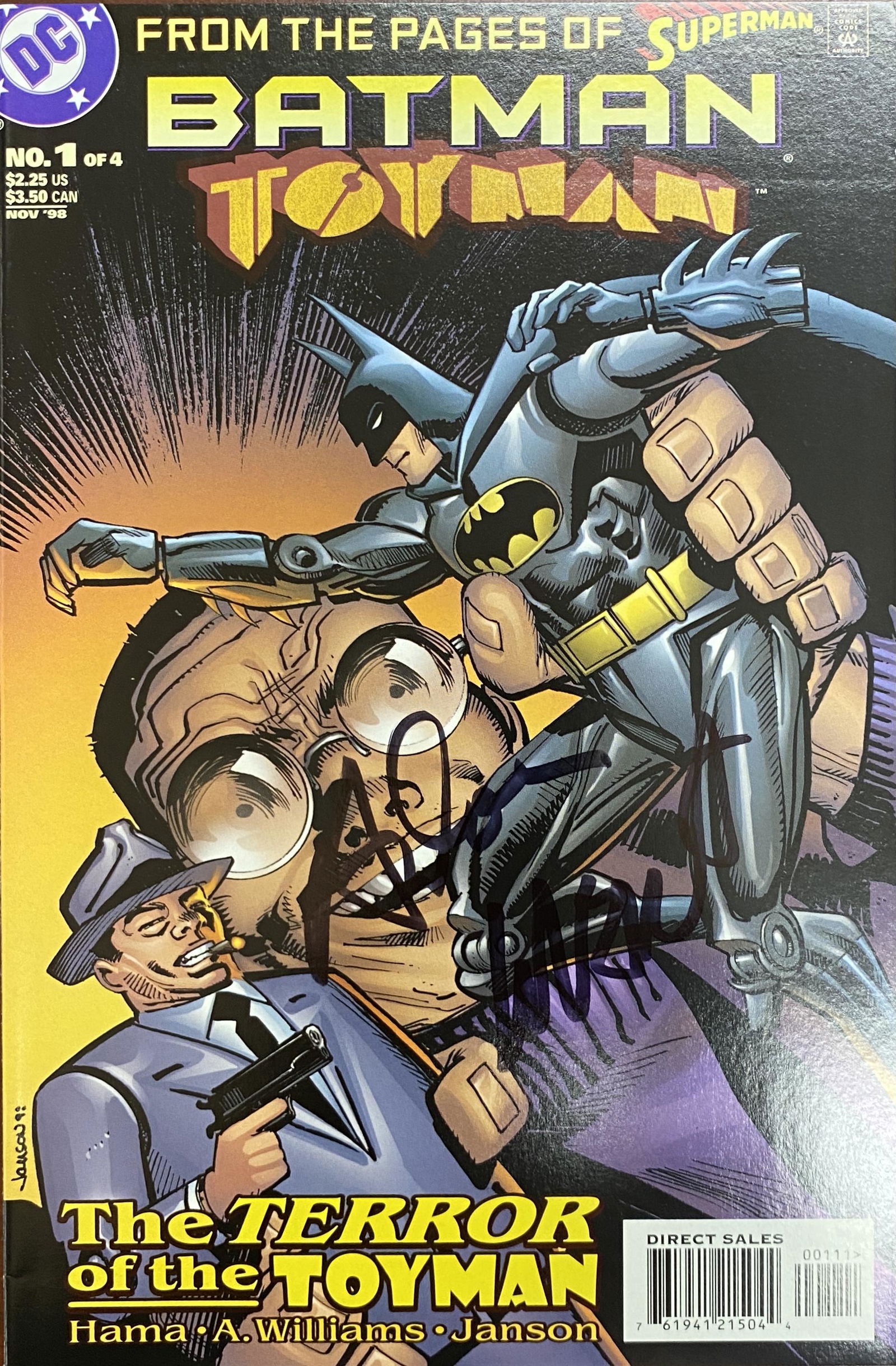 Adam West Autographed Comic Book (1 of 1)