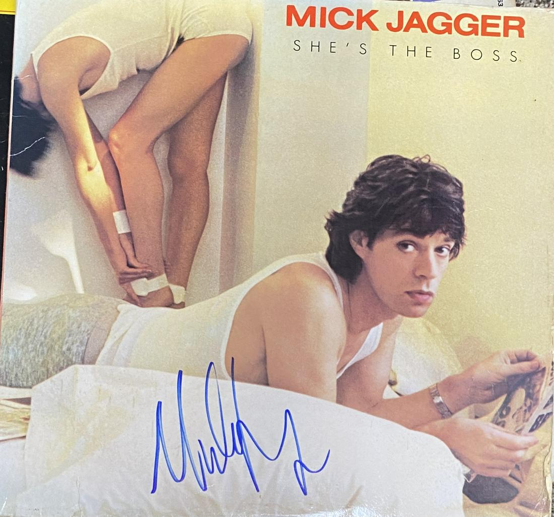 Mick Jagger Autographed Album (1 of 1)