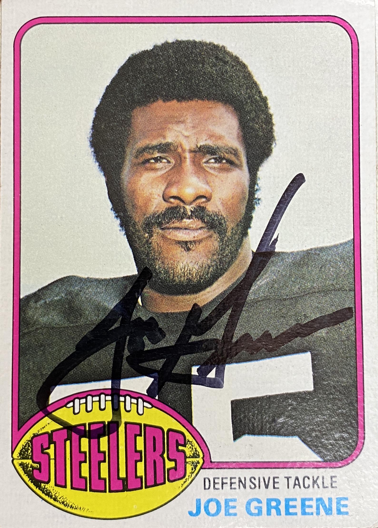 Mean Joe Greene Autographed Card (1 of 1)