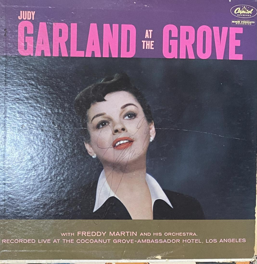 Judy Garland Autographed ALBUM (1 of 1)