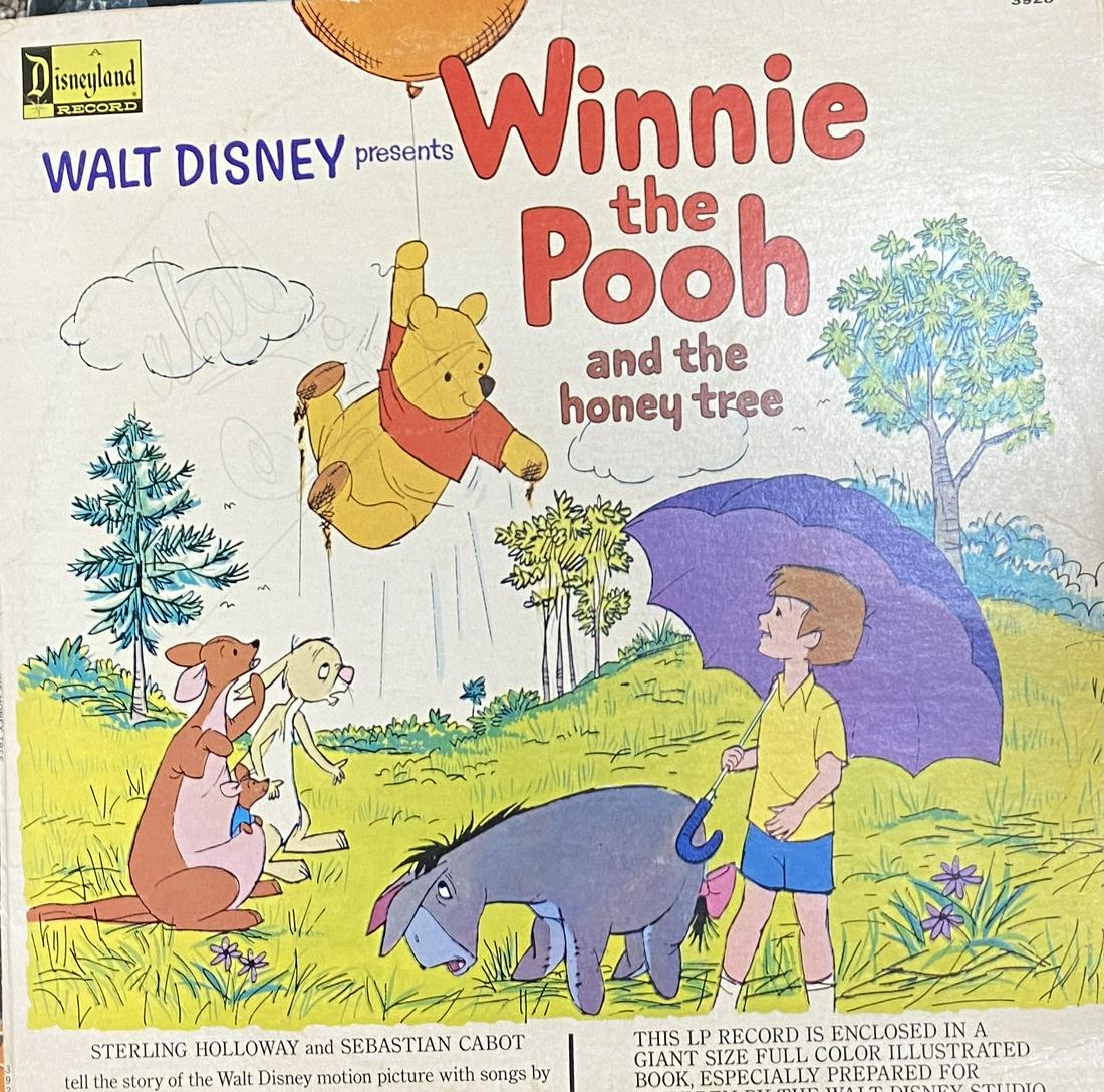 Walt Disney Autographed Album Winnie the Pooh! (1 of 1)