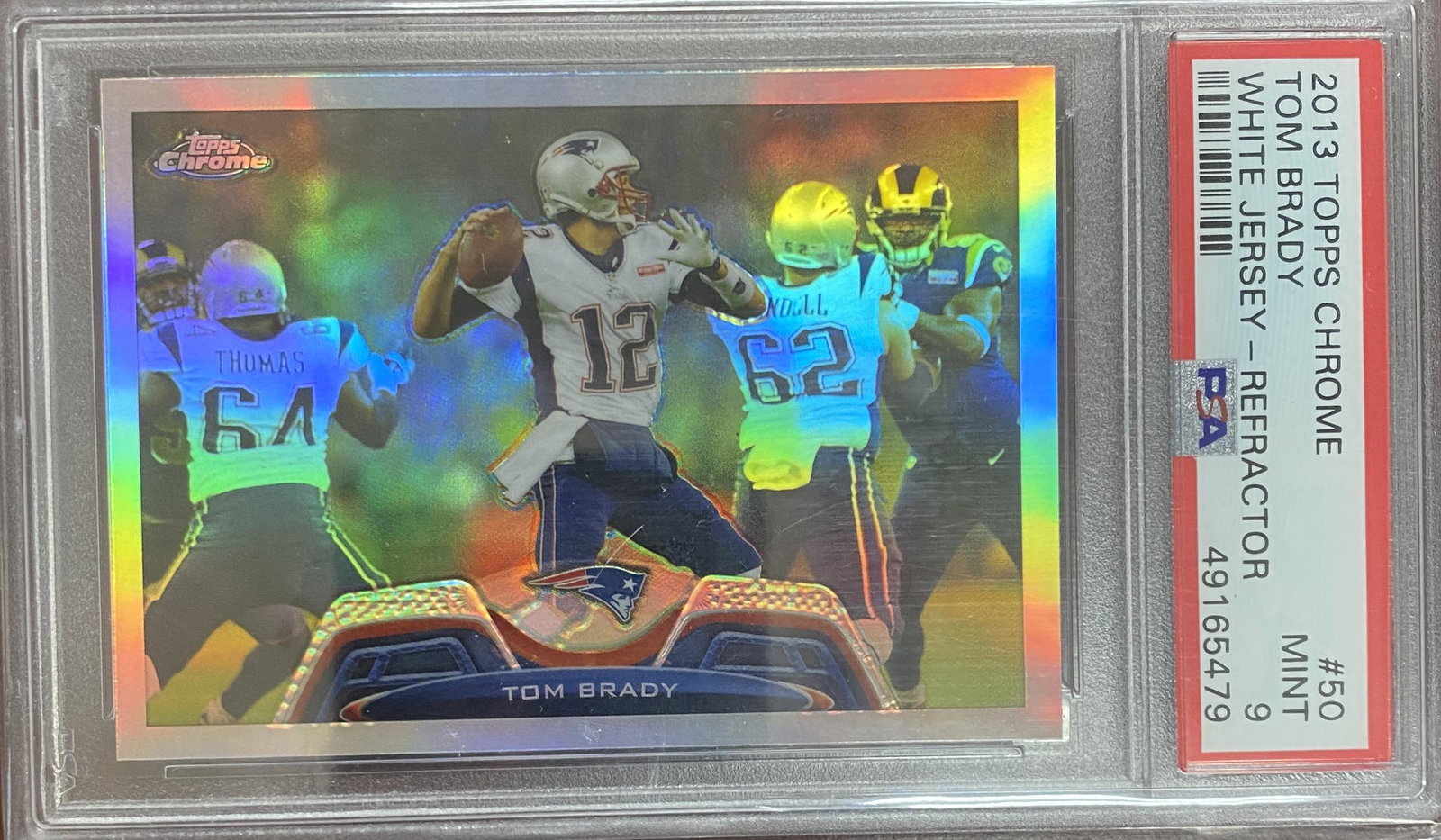 2013 Topps Chrome Tom Brady Refractor (1 of 1)