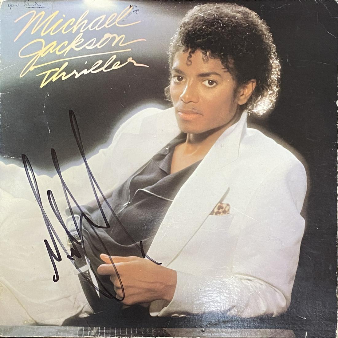 Michael Jackson Autographed Album (1 of 1)