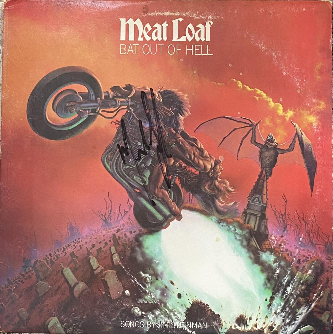Meat Loaf Autographed Album: Each item comes with a COA from us. Ask any and all questions before bidding. All framed items take 2 weeks for framing. We ship every day. Once invoice is paid items usually ship within 4 days of pay