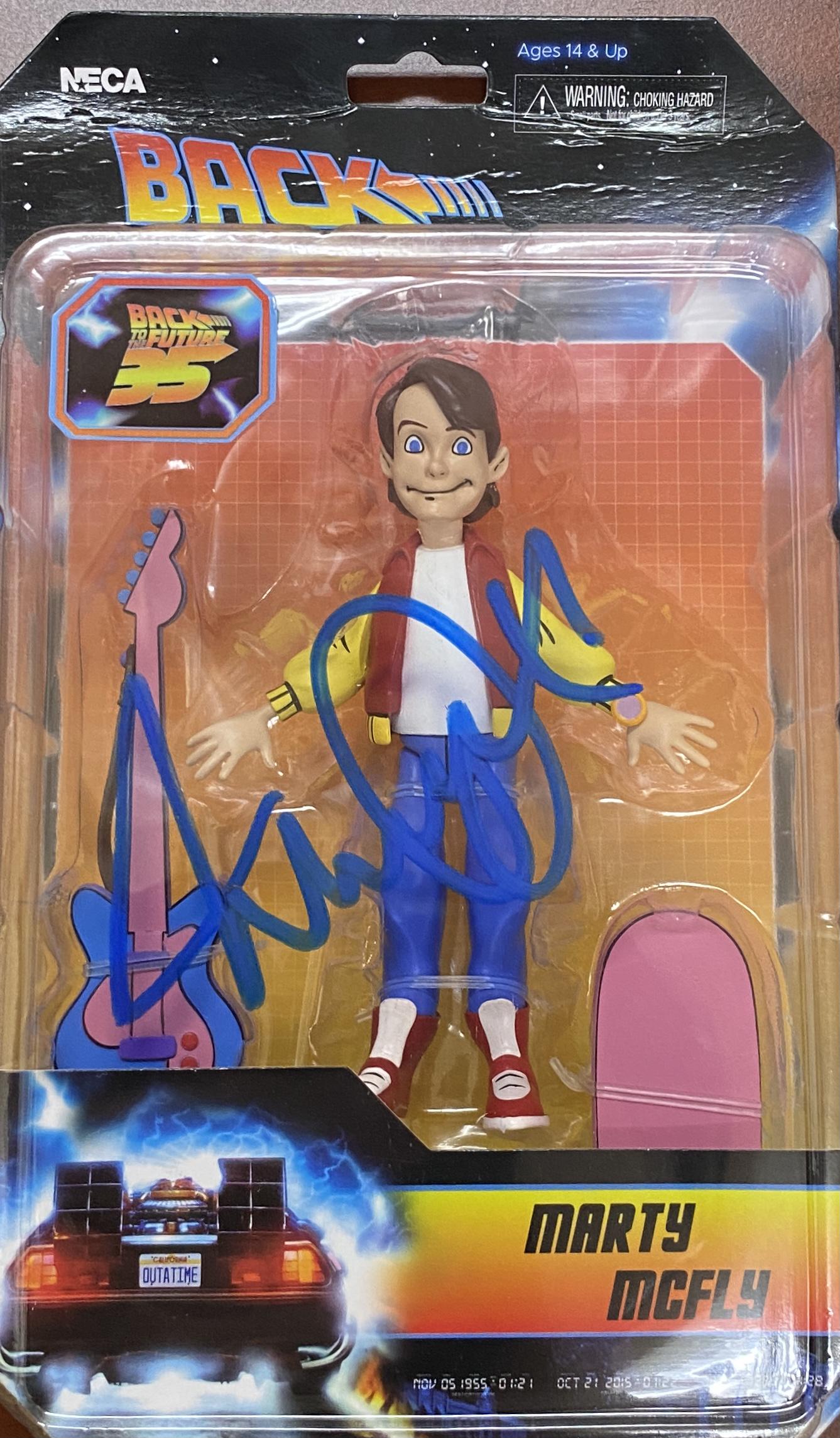 Michael J. fox Autographed Figure (1 of 1)